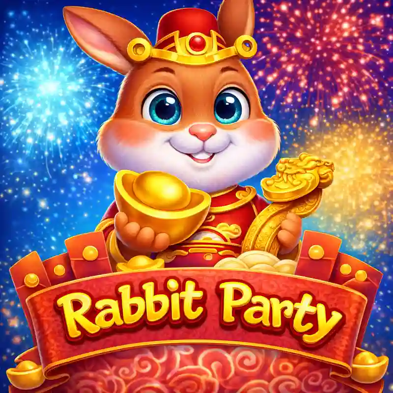 Rabbit Party Online Slot Game Banner